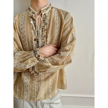 Load image into Gallery viewer, Vintage Boho Long-sleeve Printed Shirt