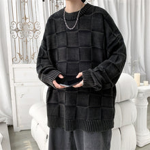 Load image into Gallery viewer, Washed Distressed Vintage Plaid Sweater