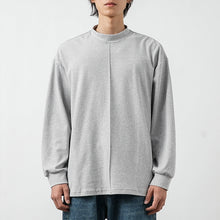 Load image into Gallery viewer, Half Turtleneck Solid Long Sleeve T-shirt

