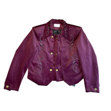 Load image into Gallery viewer, Vintage Embroidered Shoulder Pad Jacket