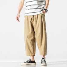 Load image into Gallery viewer, Retro Straight Loose Cropped Trousers