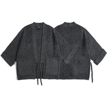 Load image into Gallery viewer, Japanese Retro Kendo Kimono Robe Loose Knitted Cardigan