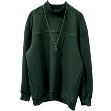 Load image into Gallery viewer, High Collar Loose Casual Sweatshirt