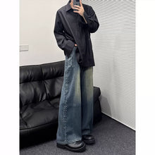 Load image into Gallery viewer, Studded Flared Wide-leg Jeans