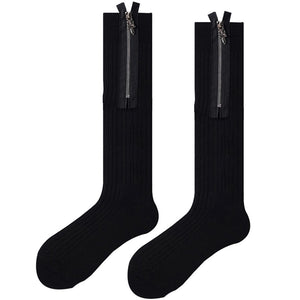 Metal Zipper Socks