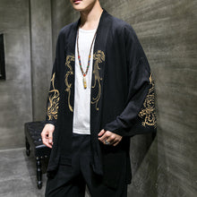 Load image into Gallery viewer, Dragon Embroidered Hanfu Cropped Cardigan