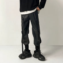 Load image into Gallery viewer, Loose Fit Harem Leather Pants