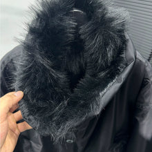 Load image into Gallery viewer, American Warm Large Fur Collar Coat