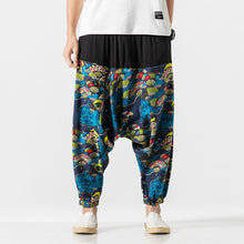 Load image into Gallery viewer, Japanese Cotton and Linen Casual Harem Lantern Crotch Pants
