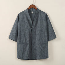 Load image into Gallery viewer, Cardigan Vintage Button Jacquard Shirt