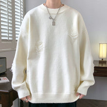 Load image into Gallery viewer, Retro Lazy Crew Neck Sweater