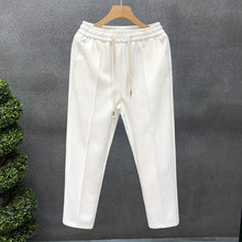 Load image into Gallery viewer, Straight Mid-rise Stretch Trousers