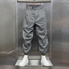 Load image into Gallery viewer, Plaid loose legged casual pants