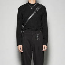 Load image into Gallery viewer, Half Turtleneck Slim Long Sleeve T-shirt