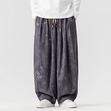 Load image into Gallery viewer, Corduroy Printed Casual Wide-Leg Pants
