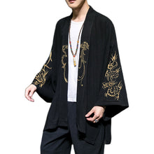 Load image into Gallery viewer, Dragon Embroidered Hanfu Cropped Cardigan