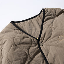 Load image into Gallery viewer, Retro Embroidery Plaid Thick Cotton Coat