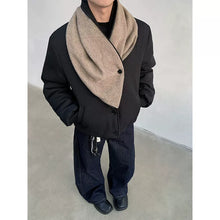 Load image into Gallery viewer, Three-dimensional Cutting Zipper Shawl Collar Short Jacket