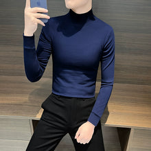 Load image into Gallery viewer, Half Turtleneck Warm Bottoming Shirt