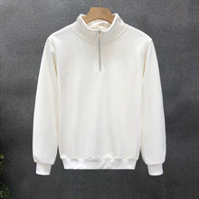 Load image into Gallery viewer, Half-high Zip-neck Pullover Sweatshirt