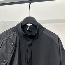Load image into Gallery viewer, Loose Multi-pocket Stand Collar Shirt