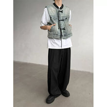Load image into Gallery viewer, Denim Loose Sleeveless Casual Vest
