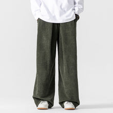 Load image into Gallery viewer, Corduroy Loose Straight Wide-leg Pants