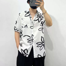 Load image into Gallery viewer, Irregular Printed Loose Shirt