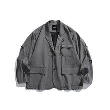 Load image into Gallery viewer, Loose-fitting Curved Lapel Blazer