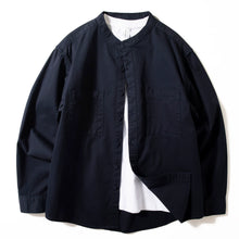 Load image into Gallery viewer, Stand-up Collar Casual Shirt