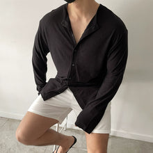 Load image into Gallery viewer, Knitted Crew Neck Slim Fit Shirt