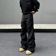 Load image into Gallery viewer, Vintage Black Pleated Drape Pants