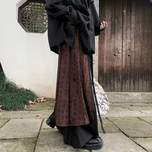 Load image into Gallery viewer, Patchwork Wide-leg Casual Culottes