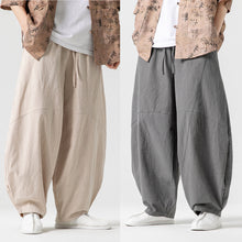Load image into Gallery viewer, Linen Casual Lantern Wide-leg Pants