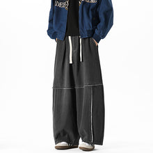 Load image into Gallery viewer, Raw-edge American Harem Straight Pants