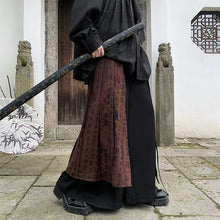 Load image into Gallery viewer, Patchwork Wide-leg Casual Culottes