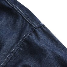 Load image into Gallery viewer, Washed Patchwork Multi-pocket Denim Shirt