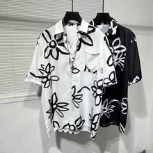 Load image into Gallery viewer, Irregular Printed Loose Shirt