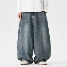 Load image into Gallery viewer, Retro Loose Straight Casual Wide-leg Pants