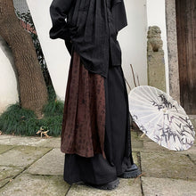 Load image into Gallery viewer, Patchwork Wide-leg Casual Culottes