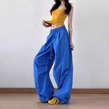 Load image into Gallery viewer, Retro Pleated Straight Wide-leg Pants