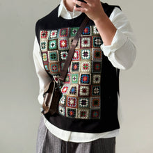 Load image into Gallery viewer, 【Weaving Kaleidoscope】Loose Patchwork Pullover Vest