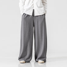 Load image into Gallery viewer, Linen Casual Loose Sports Wide-leg Pants