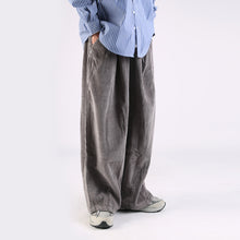 Load image into Gallery viewer, Japanese Retro Loose Wide-leg Corduroy Pants