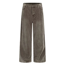 Load image into Gallery viewer, Retro Straight Corduroy Loose Pants