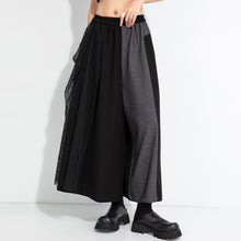 Load image into Gallery viewer, Paneled Wide-leg Elastic Waist Culottes