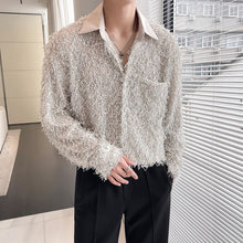 Load image into Gallery viewer, Feather Fringed Oversized Shirt
