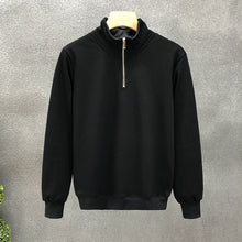 Load image into Gallery viewer, Half-high Zip-neck Pullover Sweatshirt