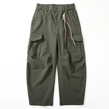 Load image into Gallery viewer, Large Pocket Loose Wide-leg Pants
