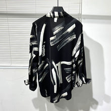 Load image into Gallery viewer, Loose Irregular Printed Casual Long-sleeved Shirt